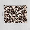 HZOHNAGO Leopard Print Tapestry Rustic Brown Leopard Wild Animal Printed Wall Tapestry Painting Wall Hanging for Bedroom Living Room Dorm 40" W x 30" H by CozyNest Decor