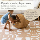 Lillefolk Baby Play Mat for Floor – 6x8ft Terracotta | Soft Non Toxic Premium EVA Foam Tiles for Tummy Time, Crawling & Playroom – Waterproof Interlocking Floor Mat for Babies & Toddlers (12 Tiles) by TinyTreasures Baby Boutique
