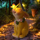 Attivolife Solar Rabbit Garden Light, Outdoor Bunny Statues Patio Ornament Decor for Lawn Balcony Yard, Perfect Housewarming Gifts for Mum Grandmom on Birthday Mother's Day by CozyNest Decor