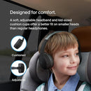 Belkin SoundForm Mini Kids Wired Headphones with Built-in Microphone & Fun Stickers, 85dB Safe Volume Limit – for Online Learning, Travel, Compatible w/iPhone 15, iPad, Galaxy S23, & More - Black by TinyTreasures Baby Boutique