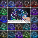 HOME LIGHTING 66ft Christmas Decorative Mini Lights, 200 LED RGB Changing 8 Functional Green Wire Fairy Halloween Lights with Remote Timer, Plug in Indoor Outdoor Xmas Wedding Party Decor by TinyTreasures Baby Boutique