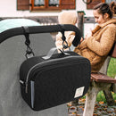 Accmor Stroller Organizer, Universal Stroller Organizer with Insulated Cup Holder Pocket, Dual Purpose Large Capacity Stroller Bag Caddy, Stroller Accessories Fits for Uppababy, Doona, Nuna Strollers by TinyTreasures Baby Boutique