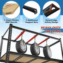 59.8"W Metal Shelving 59.8"H Storage Shelves 2200LBS Garage Shelving Adjustable Metal Shelves Heavy Duty 4 Tier Pantry Shelf for Basement Warehouse Pantry Supermarket 59.8"W x 24"D x 59.8"H by GreenHaven Gardens