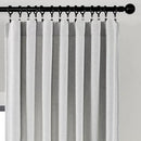 Joydeco Faux Linen Curtains 96 Inches Long 2 Panels Set for Bedroom Living Room, 52 inch Wide Light Filtering Drapes with Back Tab & Rod Pockets (52x96 inch, Greyish White) by CozyNest Decor