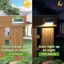 LANSOW Solar Fence Lights 10 Pack, Cool ，Warm and White, Solar Deck Lights Outdoor Waterproof, Dusk to Dawn Solar Powered Decor for Outside, Step, Yard, Patio, Wall, Stair by GreenHaven Gardens