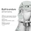 Vandra™ Glacier - Scandinavian Hiking Baby Carrier Backpack - Gravity Lock™ Hard-Shell Frame - Nest Child Carrier for Toddler & Kids - Dust Bag, Alu Tag & More Included by TinyTreasures Baby Boutique