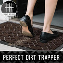 Yimobra Front Door Mat Outdoor Indoor 47x24, All-Season, All-Weather, Heavy Duty Welcome Door Mats Outside Entrance, Non Slip Porch Patio Entrance Mat, Coffee by CozyNest Decor