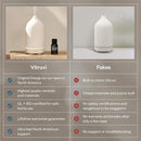 Vitruvi Stone Ceramic Ultrasonic Essential Oil Diffuser for Aromatherapy | Home Decor, 90ml Capacity by TinyTreasures Baby Boutique