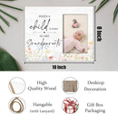 New Grandparents Picture Frame - Grandparents Gifts, Grandparents Baby Announcement Frame, When a Child Is Born so Are Grandparents Wooden Picture Frame for Tabletop or Wall Hanging 4x6 by TinyTreasures Baby Boutique