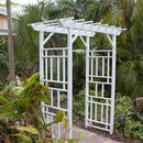 Dura-Trel Outdoor Garden Arch, Wellington Arbor Trellis for Climbing Plants, 72" x 85" by GreenHaven Gardens