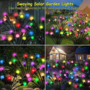 Kohlrabi Solar Garden Lights Outdoor, 6 Pack 60 LED Solar Firefly Lights Waterproof, Sway by Wind, Solar Swaying Light for Yard Patio Backyard Garden Planter Flower Bed Pathway Outdoor Decoration by GreenHaven Gardens