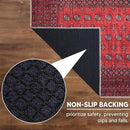 Keen Home Design 2x10 Rug - Machine Washable Runner Rug with Non-Slip Backing, Ideal for Hallway, Entryway, Kitchen, Laundry Room - Vintage, Easy Clean, Durable, Low Pile - (2'6" x 10') by CozyNest Decor