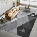 HOMFINE Washable Modern Area Rug - Geometric Style 5x7 Rugs for Living Room, Bedroom, Machine Washable Rug Soft Non Slip Non Shedding Area Rug - Grey, 5'x7' by TinyTreasures Baby Boutique