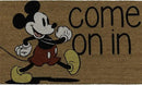 Gertmenian Disney Mickey Mouse Coir Doormat - 2x3 Welcome Mat (2-Pack), Ideal for High Traffic Areas in Front Door, Garage, Entryway - Love/Hello, 47533 by CozyNest Decor