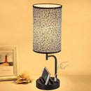 Dreamholder Touch Control USB Table Lamp, Upgraded 3-Way Dimmable Nightstand Desk Lamp with USB C & A Charging Ports and AC Outlet, Bedside Lamp for Bedroom Dimmable 9W LED Bulb Included by CozyNest Decor