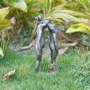Frog Decor Garden Statue Decor Outside - Couple Kiss Plog Statue Outside Frog Figurines for Yard Patio Lawn Decorations Couple Frogs Front Yard Decorations Outdoor 3.5" 2" 8.75" by GreenHaven Gardens