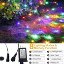 LED Christmas Net Lights for Bushes Outdoor,100 LED 5ftx5ft Waterproof 8 Modes Connectable Mesh Lights for Bushes,Garden,Yard,Trunk,Outdoor Christmas Decorations by GreenHaven Gardens