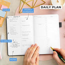 Legend Planner Daily for 3 Months – Undated Monthly Weekly & Daily Planner to Hit Goals. Organizer & Productivity Journal, A5 (Black) by TinyTreasures Baby Boutique