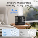 Dreo Top Fill 4L Humidifiers for Bedroom, 36H Runtime, 28 dB Quiet Cool Mist Supersized Air Humidifier for Large Room, Plants, Baby Nursery, Indoor, Night Light, Easy to Clean & Fill, Black by TinyTreasures Baby Boutique
