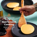 Wooden Spoons for Cooking – Wooden Cooking Utensils Set with Holder, Spoon Rest & Hooks, Teak Wood Nonstick Kitchen Cookware – Durable Set of 12pcs by Woodenhouse by CozyNest Decor