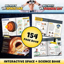 Bill Nye's VR Science Kit and VR Space Lab - Virtual Reality Kids Science Kit, Book and Interactive STEM Learning Activity Set (2 in 1 Combo Pack) - for Ages 8 and Up [Packing May Vary] by TinyTreasures Baby Boutique