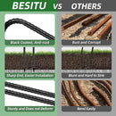 12 Inch Rebar Stakes J Hook Ground Stakes 32-Pack Heavy Duty Galvanized Chain Link Fence Stakes Metal Tent Stakes for Outdoor Lawn Decorations Inflatables Canopy Swing Set by CozyNest Decor