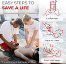 Ever Ready First Aid, Fanny Pack/Hip Pack, Fully Stocked First Aid Kit with Adult & Infant CPR Combo Masks with Beaty by TinyTreasures Baby Boutique