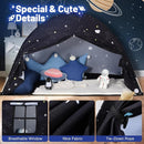 Sumbababy Large Teepee Tent for Kids: with Star Lights - Tent for Toddler Indoor Kids Teepee Tent for Boys & Girls - Toddler Play Tent Inside Canopy Bed for Playroom Gift Toys (Black Galaxy) by TinyTreasures Baby Boutique