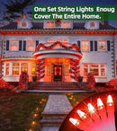 750 LED 246FT Christmas Lights Outdoor, Super Long Waterproof Christmas String Lights with 8 Modes, Christmas Tree Lights with Timer Memory for Fence Garden Xmas Wedding Party Decor Red by GreenHaven Gardens