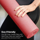 Hello Fit 10-Pack Yoga Mat, 68" x 24" Non Slip Exercise Mat, 4mm Thick Gym Mat for Fitness and Stretching, Bulk Non Toxic Yoga Mats for Schools and Studios by TinyTreasures Baby Boutique