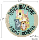 Spoontiques Dogs Welcome Stepping Stone by CozyNest Decor