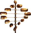 Stanwood Wind Sculpture Kinetic Copper Wind Spinner - Lucky 8 Twirler by CozyNest Decor