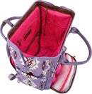 Wrangler Aztec Backpack Organized Daypack Travel Baby Bag with Stroller Strap and Side Bottle Pockets WG2204-9110LV by TinyTreasures Baby Boutique