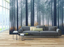 WFBHUA-Dark Forest Tree Wallpaper Mural Nursery Woodland Natural Landscapes Wall Murals for Bedroom Living Room(Not Peel and Stick) by CozyNest Decor