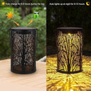 Solar Lanterns for Outdoor Waterproof, Hanging Solar Lights Gifts for Women Mom, Tree Lantern Hanging/Standing for Patio, Lawn, Tabletop, Garden Decorative LED Lantern Black Tree by GreenHaven Gardens