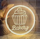 Bakery Neon Sign for Wall Decor Dimmable LED Neon Light Cake Bread Light Up Signs for Business Dessert Food Shop Restaurant Coffee Bar Birthday Party Decoration by GreenHaven Gardens