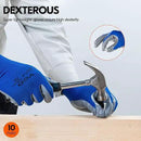 Vgo 10-Pairs Safety Work Gloves, Gardening Gloves, Non-slip Nitrile coating, Dipping Gloves (Size S, Blue, NT2110) by GreenHaven Gardens