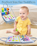 Exorany Busy Board Montessori Toys for Toddler Boy & Girl Birthday Gifts, Busy Book Learning Sensory Toys for Toddlers, Toddler Travel Toy Educational Activities Learn Fine Motor Skills by TinyTreasures Baby Boutique