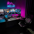Man Cave Neon Signs Man Cave Neon Lights Sign USB Powered Dimmable LED Light for Bedroom Game Room Bar Pub Club Wall Decor Party by CozyNest Decor