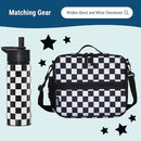 Wildkin ECO rPET 17-inch Large Backpack – Sustainable, Padded, Adjustable – Black and White Checkered by TinyTreasures Baby Boutique