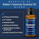 Robbers' Immunity Essential Oil Blend 30 ml - Immune Boost Aromatherapy for Diffusers - Natural Shield Against Impurities - Nexon Botanics by CozyNest Decor