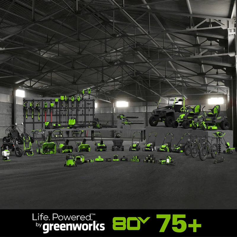 Greenworks 80V 16 inch Brushless String Trimmer, 2.0Ah Battery & Rapid Charger Included, ST80L210, photo 6 of 6