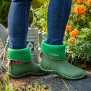 HISEA Women's Rubber Garden Boots Waterproof Insulated Yard Gardening Shoes Mid Height for Mud Working Outdoor by GreenHaven Gardens