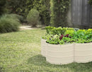 Galvanized Raised Garden Beds Outdoor // 3×3×1 ft Planter Raised Beds for Gardening, Vegetables, Flowers // Large Metal Garden Box (White) // Patented Tool-Free Design by GreenHaven Gardens