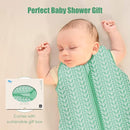SWEET DOLPHIN Baby Sleep Sack 18-24 Months - 100% Cotton 2-Way Zipper TOG 0.5 Infant Wearable Blanket, Newborn Essentials Toddler 3 Pack Sleeping Sacks - Green by TinyTreasures Baby Boutique