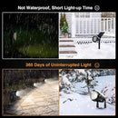 LemonBest LED Landscape Up Down Light 5W White LED Decorative Spotlight Lamp 110V with Plug for Indoor Outdoor Yard Step Wall Lighting (Cool White) (Include Spike) by GreenHaven Gardens