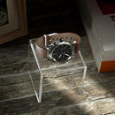 Clear Acrylic Risers 3 pcs, Square Acrylic Food Display Stands Tabletop, Display Shelf for Vendors, Collectibles, Funko Pop, Food, Glasses, Perfume, Small Plants - 5''x6''x7'' by CozyNest Decor