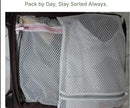Mesh Laundry Bags for Delicates – 3-Pack (12″×16″) with Color-Coded Zippers – Honeycomb Mesh, Locking Zipper, Washer & Dryer Safe for Bras, Socks, Travel Clothes by TinyTreasures Baby Boutique