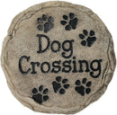 Spoontiques - Garden Décor - Dog Crossing Stepping Stone - Decorative Stone for Garden by GreenHaven Gardens