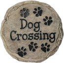 Spoontiques - Garden Décor - Dog Crossing Stepping Stone - Decorative Stone for Garden by CozyNest Decor